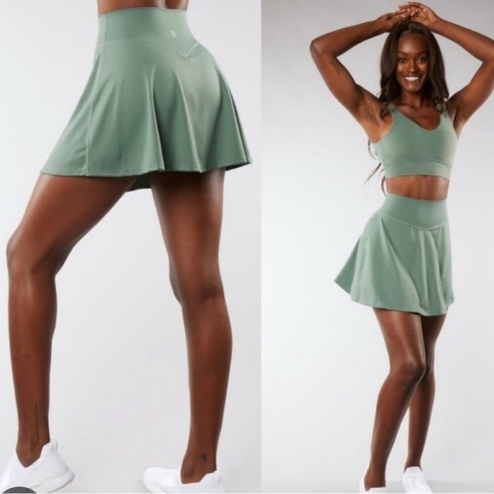 Buffbunny Succulent Skirt - Agave Green size xs